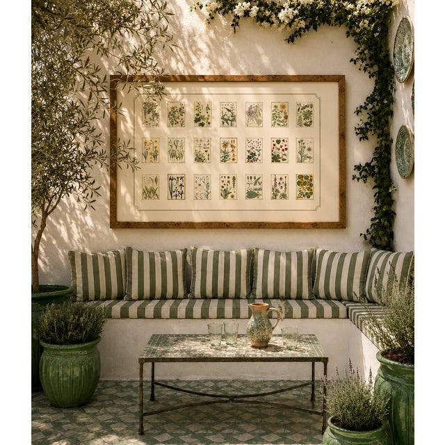 Atelier Aria Lumae Eugene Grasset Maurice Pillard Verneuil Art Nouveau Botanical Specimen Grid Board Print 60 X 40 For Sale - Image 13 of 17