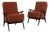 19th Century France Burnt Orange Wood Armchair For Sale