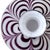 Murano Murano Vintage Silver Flecks Purple Fenicio Pulled Feather Italian Art Glass Mid Century Decanter For Sale - Image 4 of 6