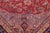 Shabby Chic Shabby Chic Persian Kashan Red/Blue Wool Rug - 9'8'' X 13'2'' For Sale - Image 3 of 10