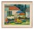 Carl Magnus Lindqvist, Summer Cottage, 1960s, Oil on Canvas, Framed For Sale