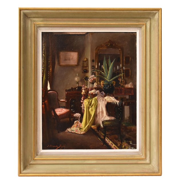 Claude Bayer, Man Paintings, 1891, Oil on Canvas For Sale - Image 10 of 10