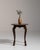 Wood 20th Century France Rich Walnut Brown Carved Octagonal Side Table For Sale - Image 7 of 11