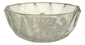 Mid 20th Century Reims French Cut Glass Bowl