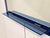 Italian Bathroom Mirror with Blue Ground Glass Shelf and Chromed Steel Diffusers, 1970s For Sale - Image 9 of 14