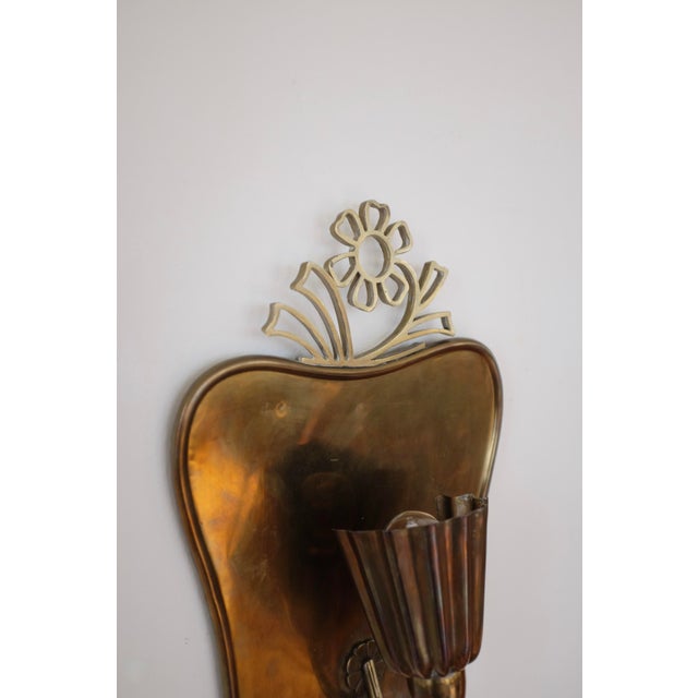 1940s Wall Scone by Lars Holmström For Sale In New York - Image 6 of 10