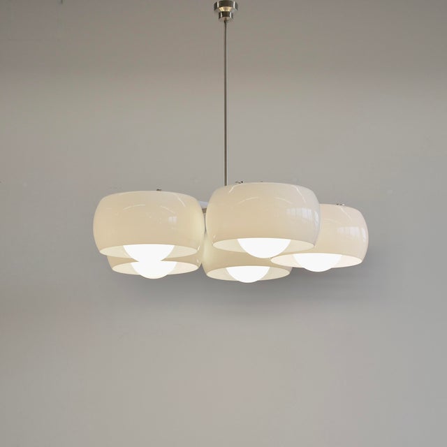Large Pentaclinio Ceiling Lamp by Vico Magistretti for Artemide, 1961 For Sale - Image 3 of 9