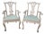 1990s Pair of Paramount Antiques Carved Chippendale Style Armchairs, New York Import For Sale
