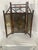 Antique Victorian Aesthetic Movement Bamboo Folding Fire Screen | Hand-Painted For Sale In New York - Image 6 of 9