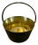 Large Antique Victorian Brass Pail For Sale