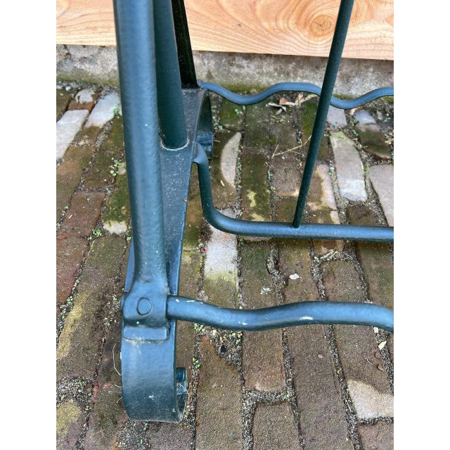 Wrought Iron Bicycle Stand Rack, 1920s For Sale - Image 4 of 9