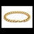 Gold Tone Sterling Silver Curb Link Bracelet, 28.26g, 8 Inch, Italy For Sale In New York - Image 6 of 10