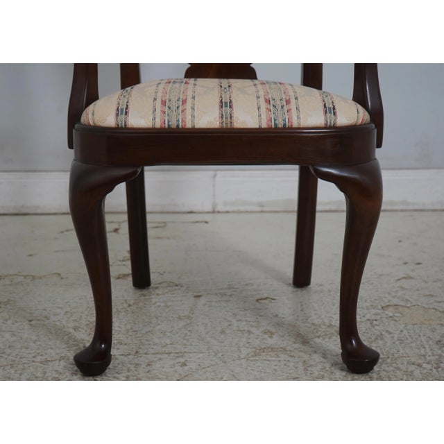 Set of 8 Stickley Cherry Philadelphia Dining Chairs For Sale - Image 10 of 18