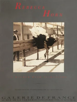 1988 Rebecca Horn Galerie De France Poster