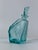 A striking Mid- 20th-century Bohemian crystal decanter, crafted from substantial aqua-blue crystal and distinguished by...