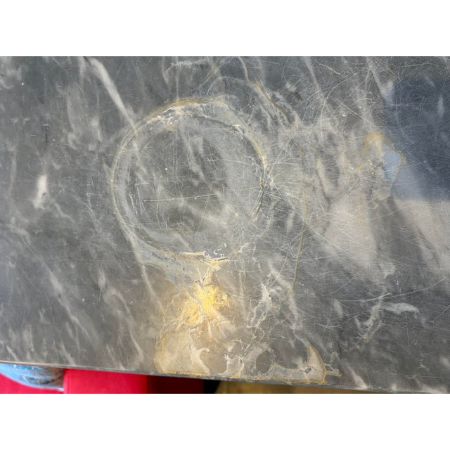 Mid 19th Century French Louis Philippe Walnut Marble Top Dresser For Sale - Image 9 of 10