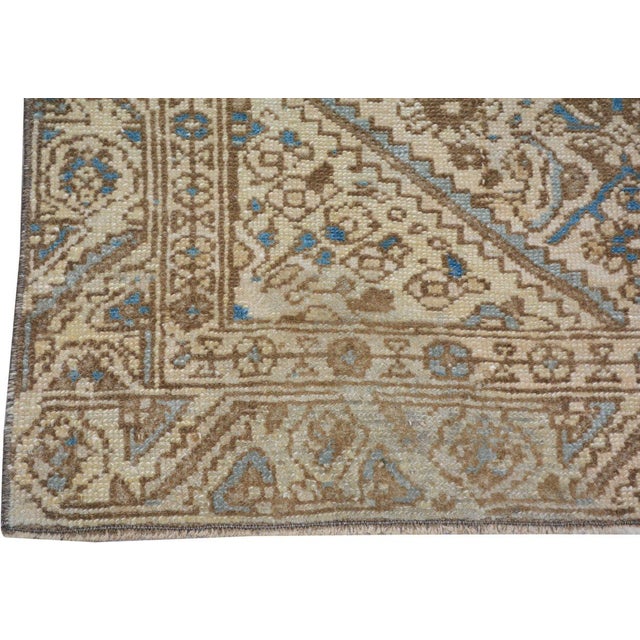 Turkish Vintage Turkish Hand Knotted Wool Rug, 3'2''x8'7'' For Sale - Image 3 of 5