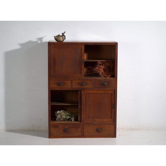 Antique Japanese Cedar Cupboard For Sale - Image 13 of 16