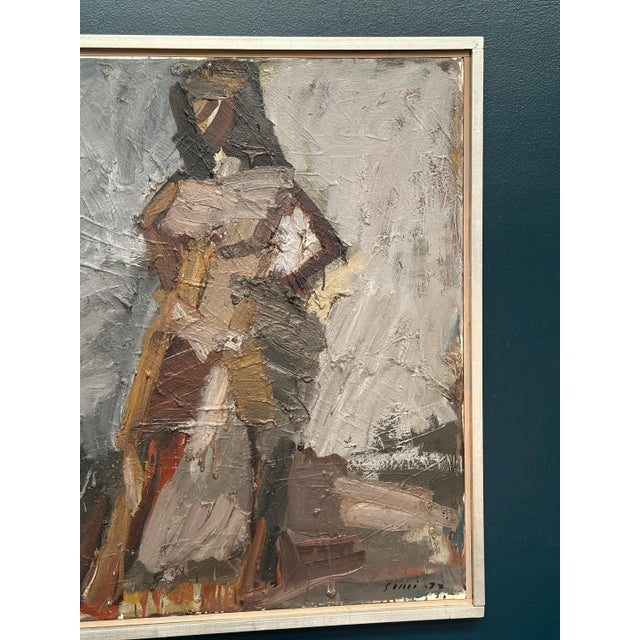 Juho Suni, Nude Woman, 1950s, Oil on Canvas, Framed For Sale - Image 4 of 18