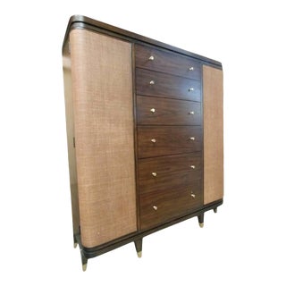 Thomasville Furniture Ellen Degeneres Grancell Walnut Bedroom Master Chest For Sale