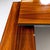 Large metal executive desk with side shelf and wooden relief by Nerone Ceccarelli and Giovanni Patuzzi.