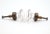 Traditional Pair of Vintage 1.25 In. Concave Octagon Clear Glass Cabinet Knobs For Sale - Image 3 of 4