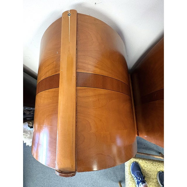 Vintage Art Deco Style Fan & Feather Shaped Three Section Lighted Display Cabinet For Sale - Image 17 of 18