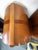 Vintage Art Deco Style Fan & Feather Shaped Three Section Lighted Display Cabinet For Sale - Image 17 of 18