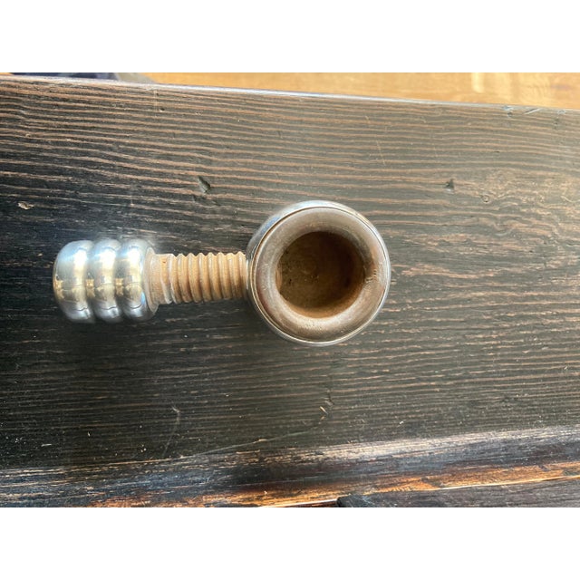 Mid 20th Century Cartier Sterling & Wood Nut Cracker For Sale In New York - Image 6 of 8