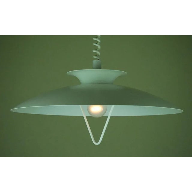 Fog & Mørup Rise and Fall Pulley Pendant Lamp for Fog & Morup, Denmark, 1970s For Sale - Image 4 of 11