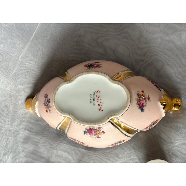 Antique French Porcelain Inkwell For Sale - Image 10 of 17
