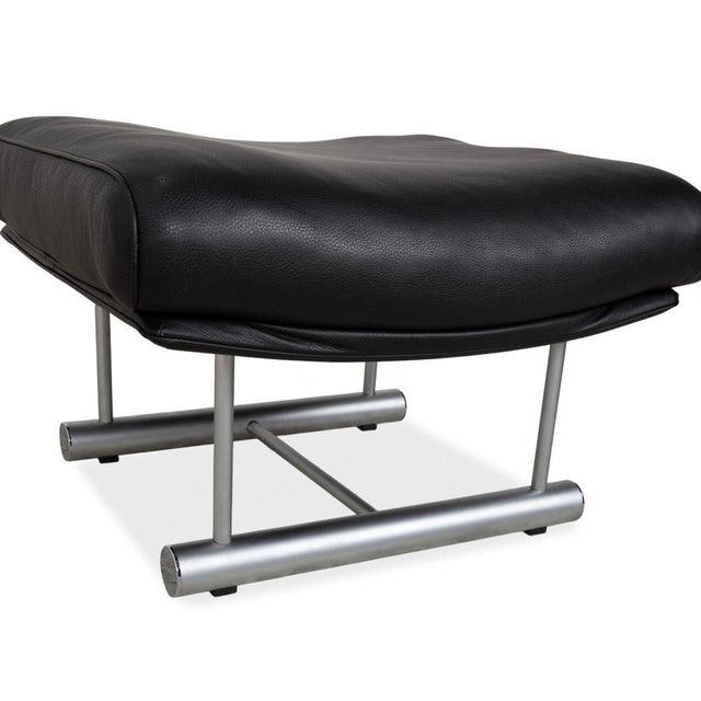 Model 6500 Ottoman in Leather from Rolf Benz For Sale - Image 4 of 10