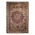 19th Century Persian Kerman Lavar Rug, Hand-Knotted Wool, Floral Pattern. Red & Ivory, 4x6 For Sale
