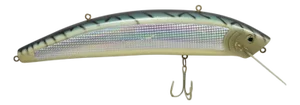 Vintage Wooden Giant Rapala 28” Fishing Lure Hanging Display W / Rainbow Decal