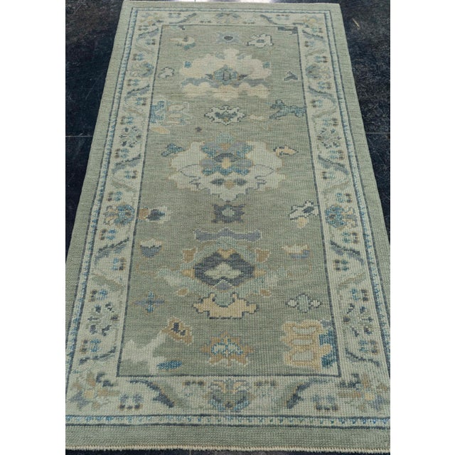 Turkish Oushak Rug 2'10"x 5'6" #19191 Explore a curated collection of hallway runners, wool rugs, and handmade...