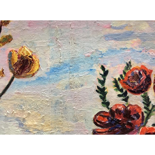 *** ABOUT THIS PAINTING *** * TITLE: "On the window" * SIZE: 37.2x71 cm/'14.56x27.95 inches' * MEDIUM: oil, cardboard *...