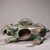 Bronze Late 19th Century Bronze Tiger-Form Fruit Tray, 2600g, Archaic Motifs, Sculptural Stand For Sale - Image 8 of 10