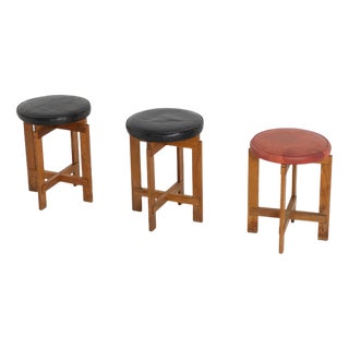 Stools by Uno & Östen Kristiansson for Luxus Vittsjö For Sale