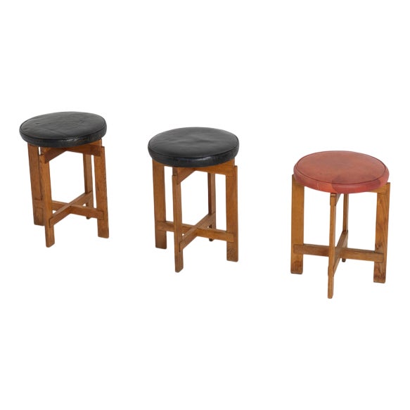 Stools by Uno & Östen Kristiansson for Luxus Vittsjö For Sale