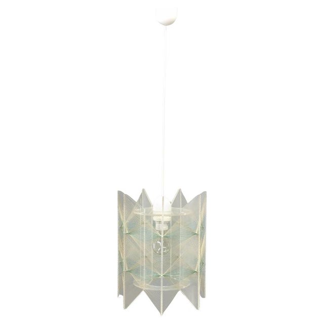 Space Age String Pendant Lamp in Plastic, Czechoslovakia, 1970s For Sale - Image 12 of 12