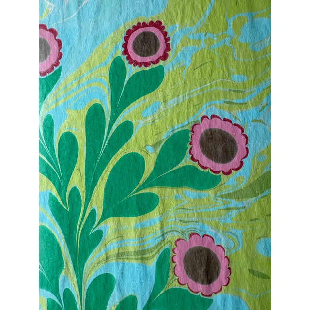 Original Morgan Elvington Walker (Melvin G) Ebru floral Fiori in the Italian manner, from her sold out collection....