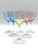 Art Nouveau Faceted Wine Glasses with Star Design, 1920s, Set of 6 For Sale - Image 17 of 17