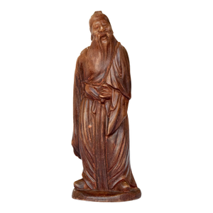 Chinese Sage Wooden Figure