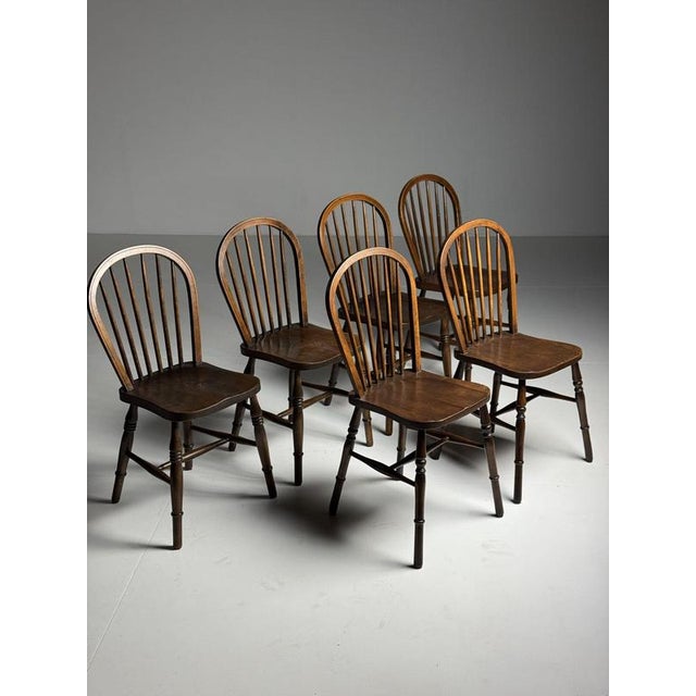 Windsor Chairs, 1960s, Set of 6 For Sale - Image 3 of 18