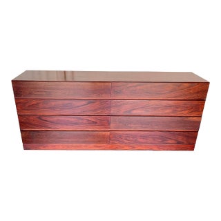 Arne Wahl Iversen for Vinde Mobelfabrik Mid Century Rosewood Dresser For Sale