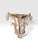 Wood Vintage Italian Florentine Rococo Carved Wood Demilune Wall Bracket Shelf For Sale - Image 7 of 7