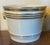 19th Century Antique 19th Century Vienna Porcelain Gold & White Cachepot Flower Pot Planter Jardiniere For Sale - Image 5 of 14