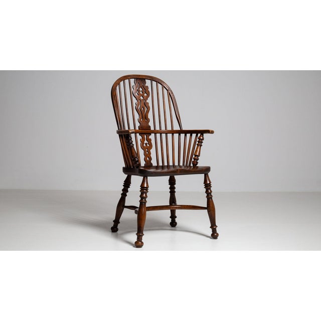 French 19th Century France Brown Wood Armchair For Sale - Image 3 of 10