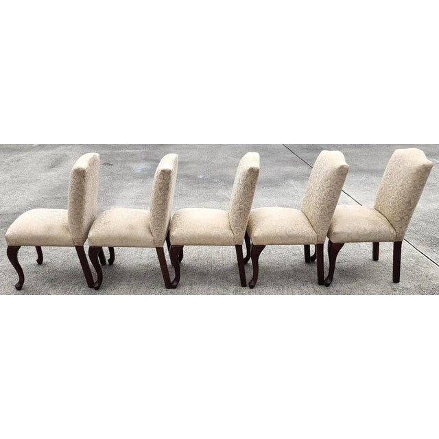Queen Anne Dm Queen Anne Dining Chairs by Bombay Company Set of 5 For Sale - Image 3 of 15