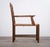 Wood Danish Stained Oak Armchair with Cane and Spindle Back, 1940s For Sale - Image 7 of 10